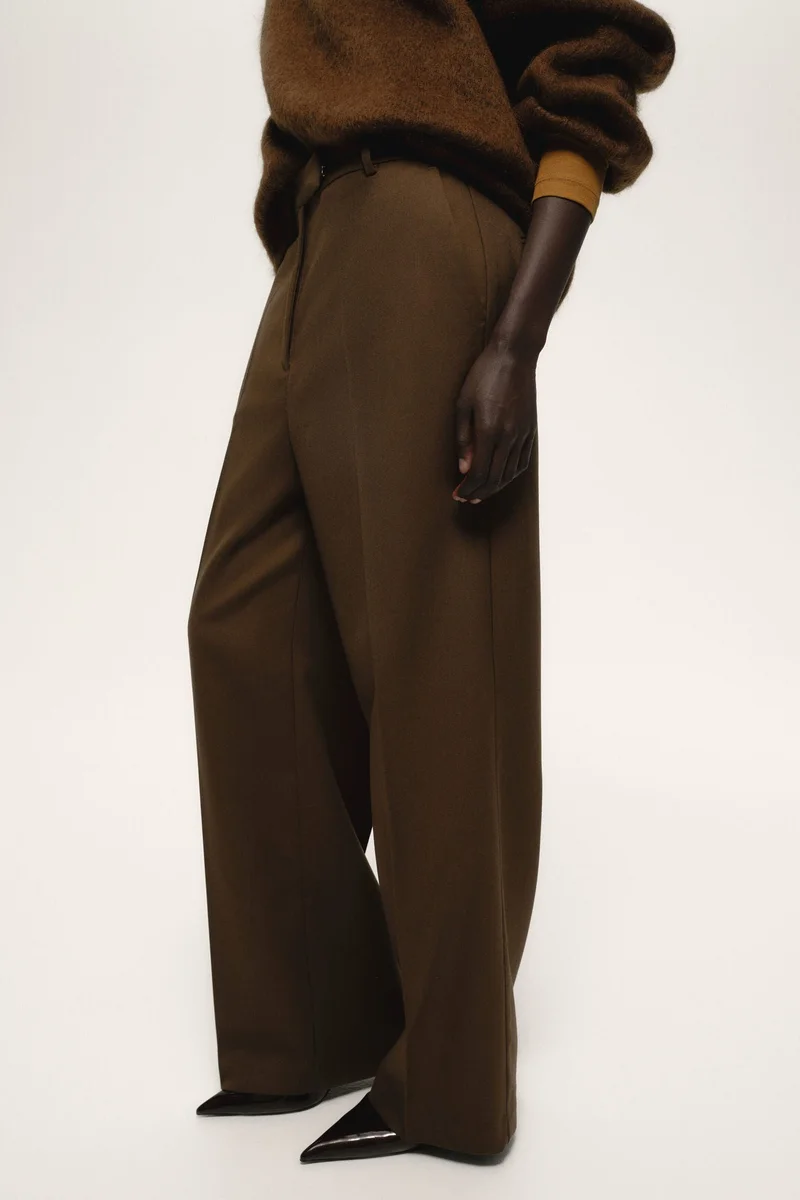 H&M High-waisted tailored trousers